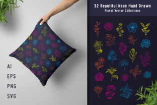 32 Hand Drawn Floral: A Versatile Design Bundle for Creatives