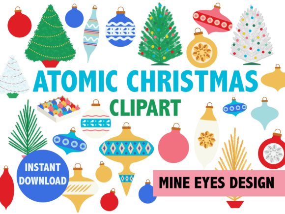 Atomic Christmas Illustrations