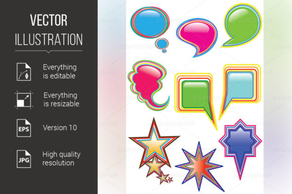 Enhance Your Digital Projects with the Collection of Color Web Elements