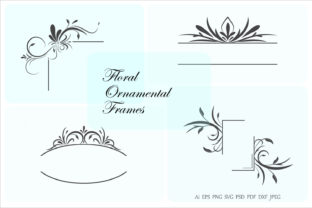Floral Frames and Borders: A Versatile Ornamental Design Resource