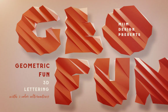 Geometric Fun – 3D Lettering
