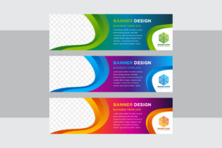 Horizontal Banner Gradient Wave: A Modern Design Solution for Web and Print