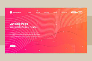 Pink Orange Gradient Landing Page