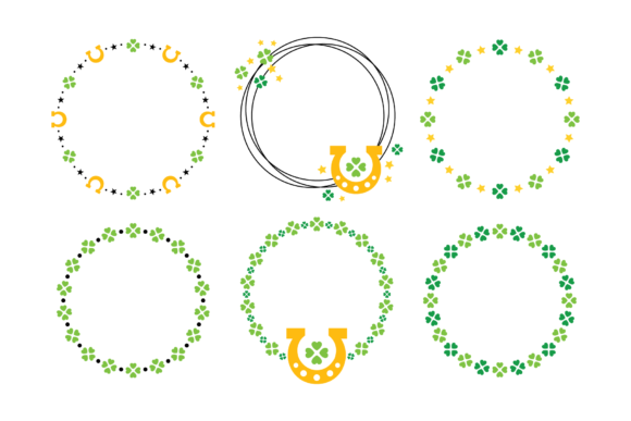 St. Patrick’s Day Frame Clip Art Set